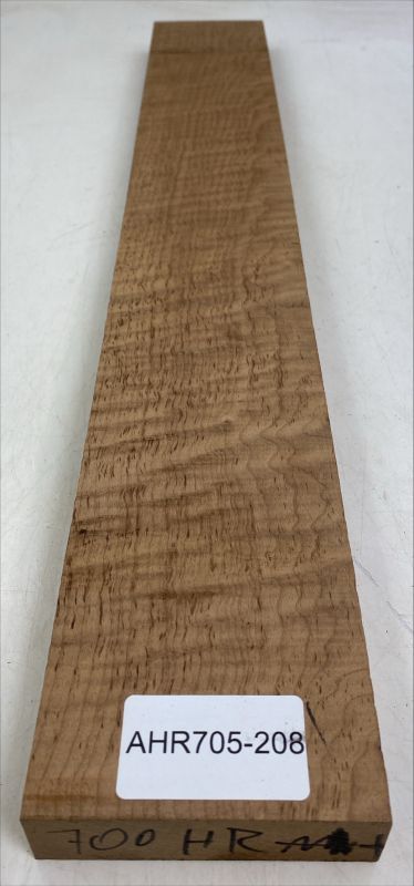 Neck Sycamore / European Maple, curly, roasted "Caramel" - Unique Piece #208